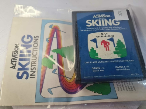 Cartucho de Atari Skiing com Manual 460 - comprar online