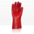 Guante PVC corto liviano 30cm Rojo