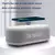 Carregador Wireless com Relógio, Alarme e Luz Noturna para Celulares Compatíveis com Carregamento por Indução Qi - loja online
