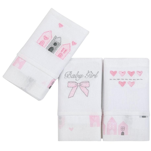 FRALDA DE BOCA BORDADA C/ FAIXA