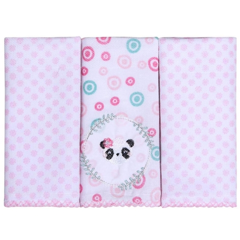 FRALDA DE BOCA BORDADA PAPIZINHA AMIGUINHOS