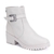 Bota Coturno Tratorado Couro Off White Bottero 532937-01 - Melfior
