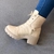 Bota Coturno Cano Curto Off White Mississipi Q8483-0004 - Melfior