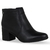 Bota Cano Curto Couro Preto Bottero 346901-24