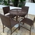 Conjunto de Mesa Peneira com furo para ombrellone , em fibras sintéticas para áreas externas de condomínios - Rio Aviz - comprar online