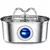 Fonte de Água de Aço Inox para Gatos - 3,2L com LED