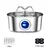 Fonte de Água de Aço Inox para Gatos - 3,2L com LED - Peludario