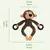 Macaco de Pelúcia para Filhotes com Mordedor - comprar online