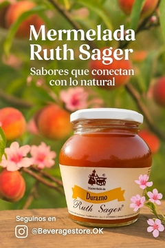 Mermelada "Ruth Sager" Durazno 350gr x6unid. - comprar online