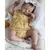 Boneca reborn de vinil de corpo inteiro de 19 polegadas Loulou com cabelo enraiz