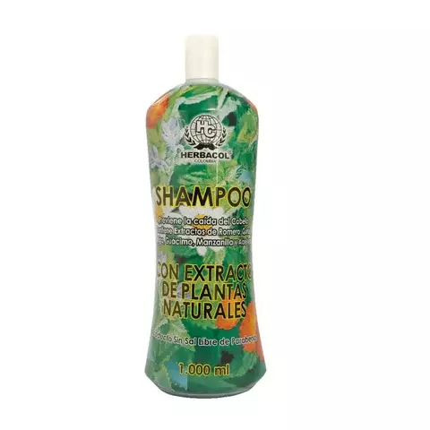 HERBACOL SHAMPO EXTRACTO PLANTAS NATURALES X 1000 ML - comprar en línea