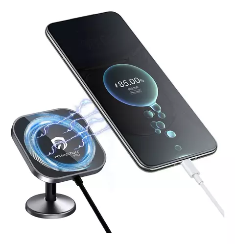 Carregador Magnético Sem Fio H’MASTON YD-18 com Suporte – 15W Rápido por Indução - comprar online