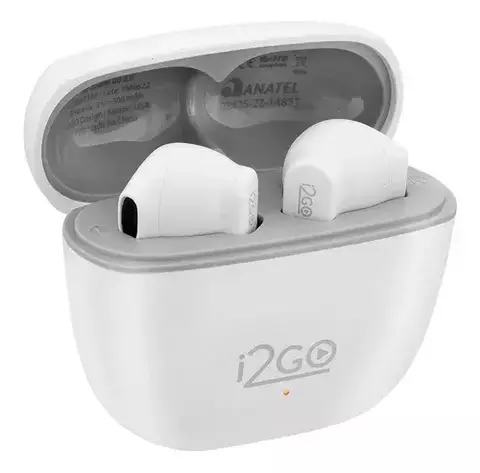 Fone Bluetooth i2GO TWS ProEar012 com Estojo de Carga e 20h de Bateria - comprar online