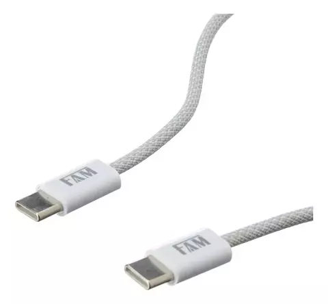 Cabo FAM Tipo-C para Tipo-C 60W FCA-C2C6 – Revestimento Trançado, 2 Metros - comprar online