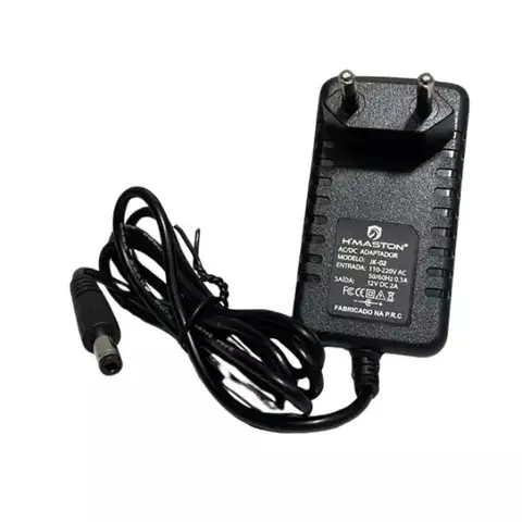 Adaptador de Energia H’maston JK-02 12V/2A – Fonte Bivolt Plug P4 5.5mm - comprar online