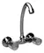 Griferia Cocina Hydros De Exterior Pared Viva Plus Cromada