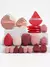 esponja de maquiagem rosa e conjunto de sopro 20 pçs