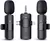 Microfone sem fio 3 em 1 para iPhone Android Microfone de lapela sem fio com can - comprar online