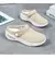 2025 novos chinelos femininos respiráveis sola macia sapatos de praia casuais r