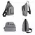 Bolsa masculina de cor sólida saco de peito ao ar livre casual moda pequena moc - DLI SHOP