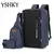 Mochila multifuncional de couro macio para mulheres, bolsa de computador de gran