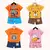 2 pçs mãe crianças roupas conjuntos de crianças meninos menina camiseta shor