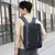 Mochila multifuncional de couro macio para mulheres, bolsa de computador de gran