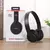 Fones de ouvido sem fio 5.0 bluetooth fone de ouvido dobrável baixo com cartão - comprar online