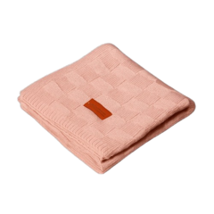 Manta de Tricot - rosa - comprar online