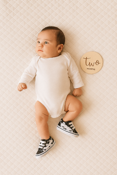 Tênis Infantil Estilo Vans - Preto e Branco na internet