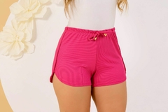 Short Confort em Malha Canelada - Da Luz Moda