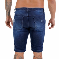 Bermuda Jeans Masculina Destroyed: Autenticidade Denim na internet