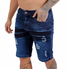 Bermuda Jeans Masculina Destroyed: Autenticidade Denim