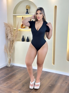 Body com Decote e Manga curta - loja online