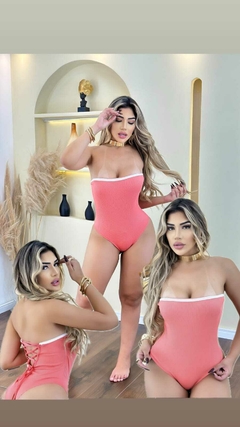 Body Princesa Malha Ribana Modelo: Princesinha - Tomara que caia - comprar online