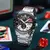 Curren 8410 relógio masculino pulseira de aço quartzo calendário relógio masculino - comprar online