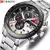 Curren 8410 relógio masculino pulseira de aço quartzo calendário relógio masculino - loja online