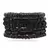 pulseira masculina 4 peças/conjunto Trançado Envoltório Pulseiras De Couro pa