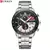 Imagem do Curren 8410 relógio masculino pulseira de aço quartzo calendário relógio masculino