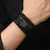 pulseira masculina 4 peças/conjunto Trançado Envoltório Pulseiras De Couro pa - MOVA ACESSORIOS