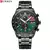Curren 8410 relógio masculino pulseira de aço quartzo calendário relógio masculino na internet