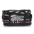 pulseira masculina 4 peças/conjunto Trançado Envoltório Pulseiras De Couro pa - MOVA ACESSORIOS