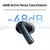 Fone de ouvido Baseus-Bowie M2 S ANC, Bluetooth 5.3, híbrido-48dB, cancelamento de ruidos