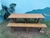 Conjunto de Mesa com Bancos madeira - comprar online
