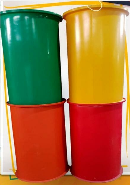 Túnel Reto 1m em Plástico Rotomoldado