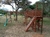Torre Infantil com Balanços, Gangorra, Ponte Fixa e Escorregador Curvo - loja online