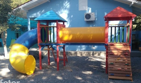 Parque de 02 Torres c/ Túnel e Escorregador Tubular Mirim