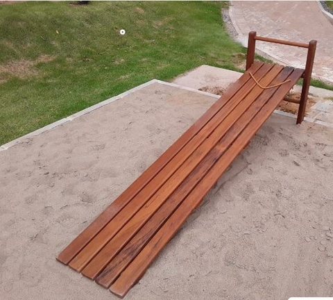 Prancha de Abdominal - Madeira