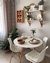 Comedor Rosa Estilo Escandinavo con 4 Sillas - Moderno y Compacto - Ofi Box