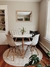 Comedor Rosa Estilo Escandinavo con 4 Sillas - Moderno y Compacto en internet